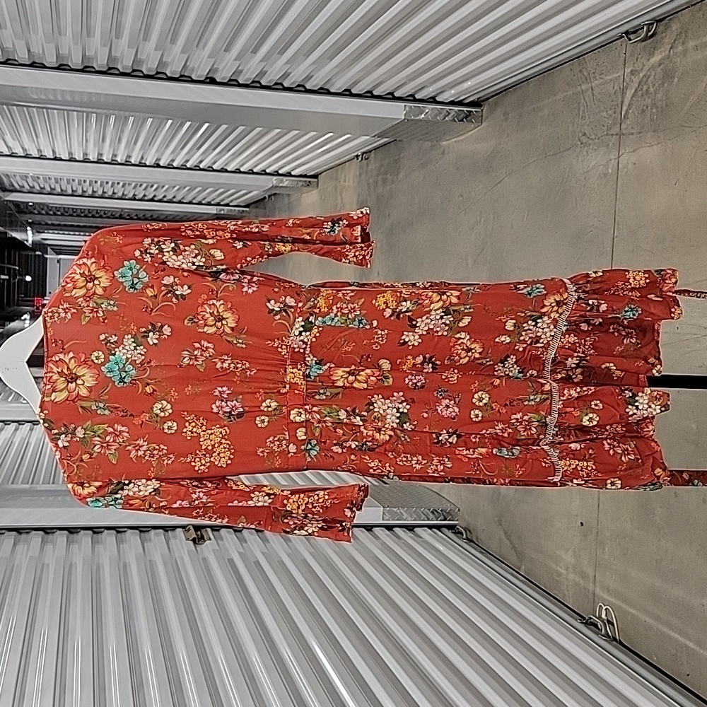 Farm Rio x Anthropologie Floral Wrap Dress - Picture 7 of 12